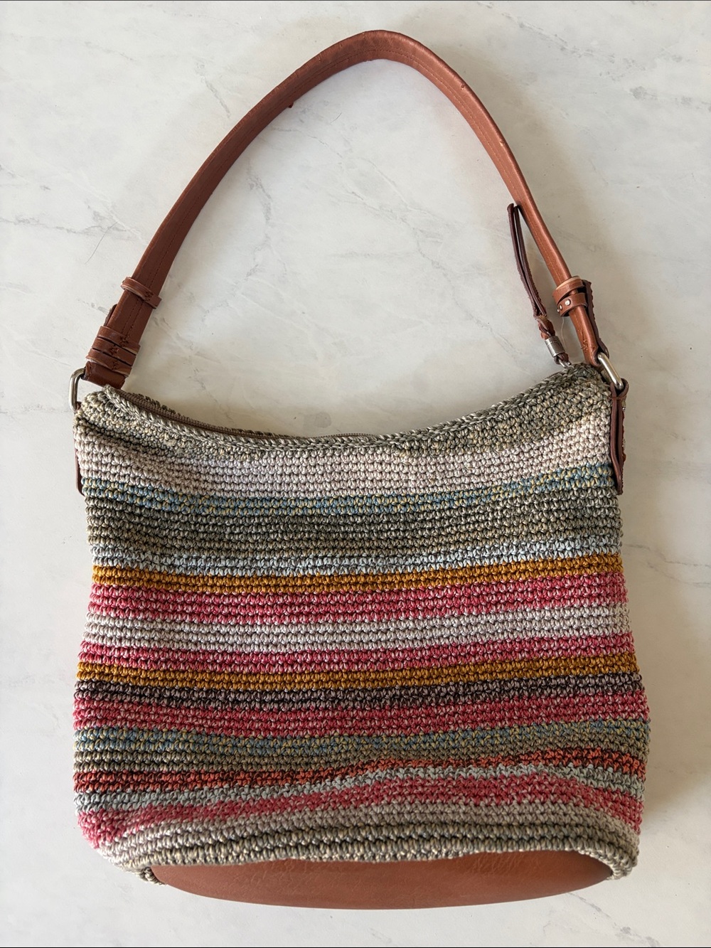 The Sak multicolor crochet shoulder bag/purse